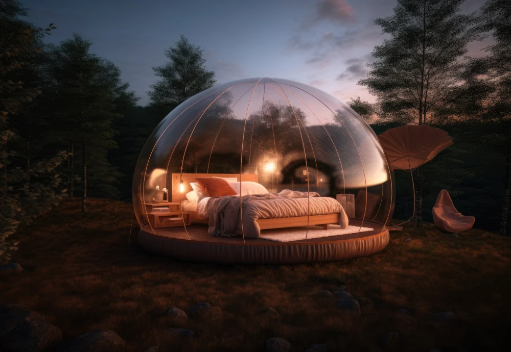 can you live in a bubble tent